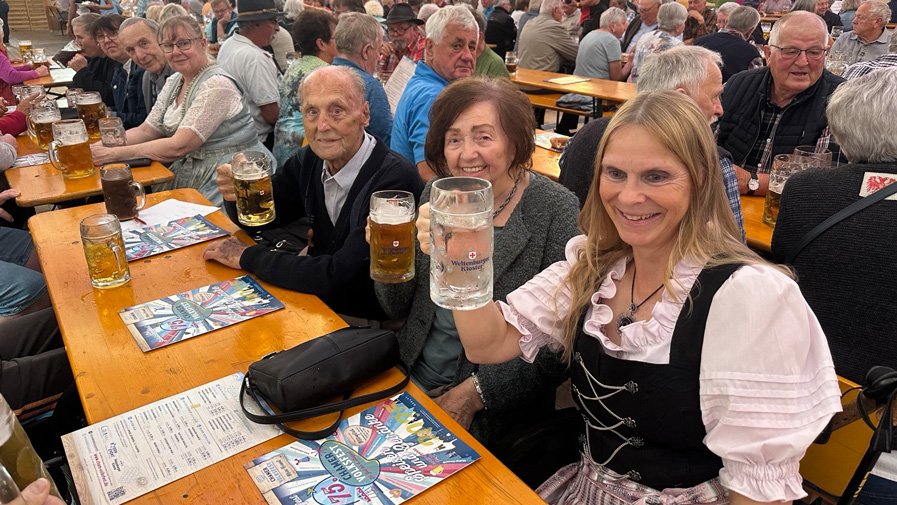 Besuch auf dem Chamer Volksfest