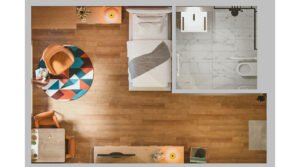 Beispielgrundriss Apartment Wohngemeinschaft Residenz Nordend 