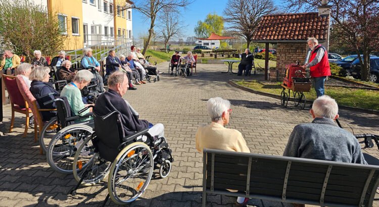 Drehorgelspieler in Grebs