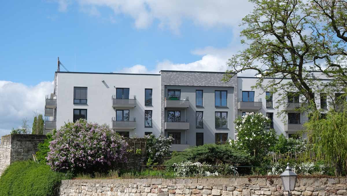 Außenansicht ProCurand Service-Wohnen der Residenz Am Hallorenring