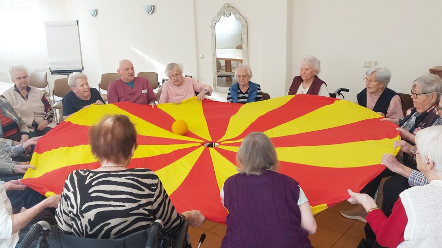 Bewegungsrunde in Halle