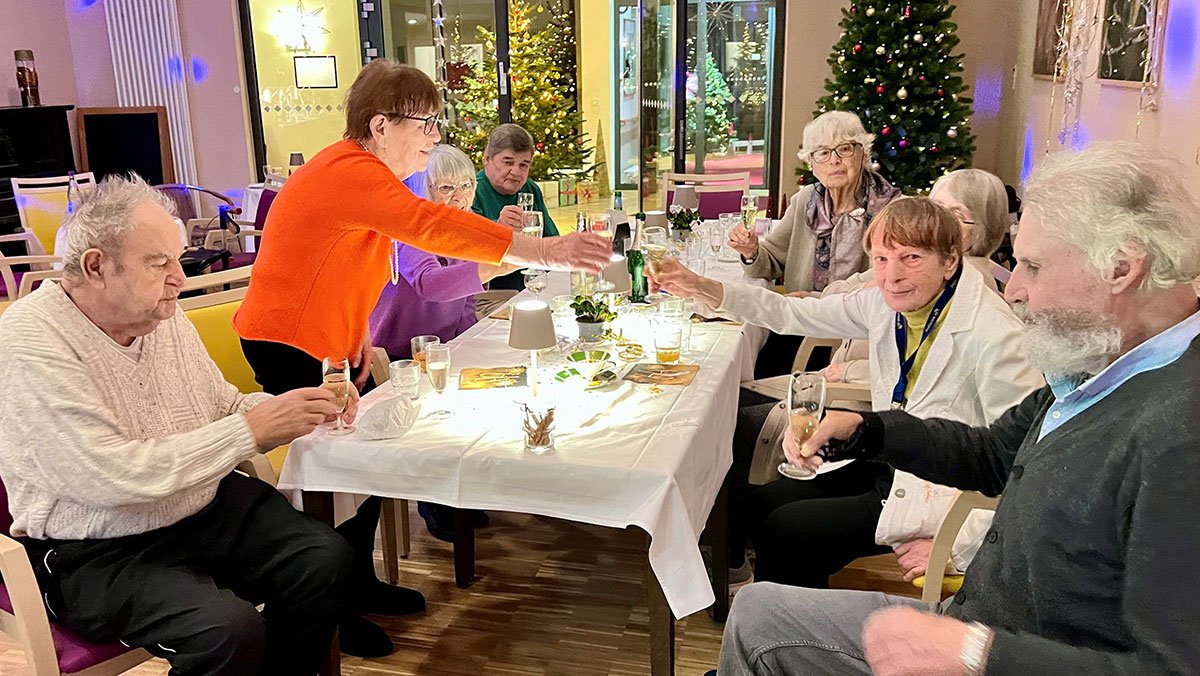 Silvesterfeier in der Hegelallee