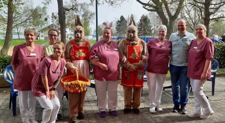 Osterhasen in Senftenberg