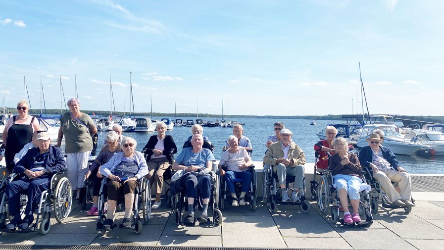 Spaziergang zum Senftenberger Stadthafen
