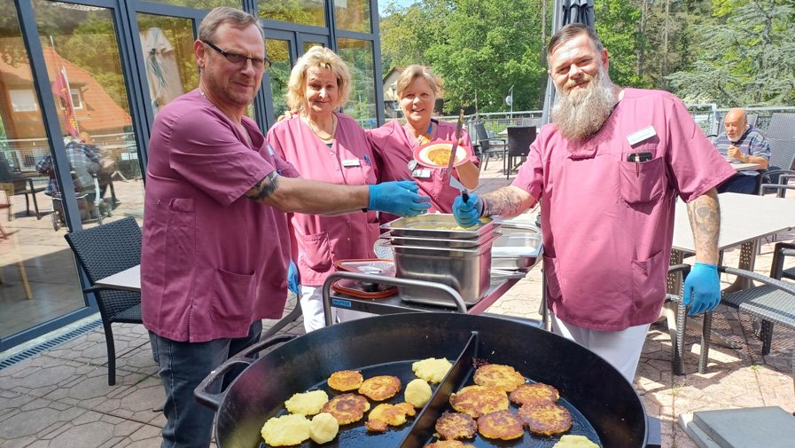 Kartoffelpuffer satt in Strausberg!