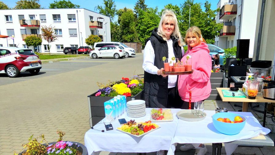 Sportfest in der Wriezener Stra&szlig;e
